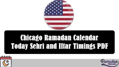 Chicago Ramadan Calendar