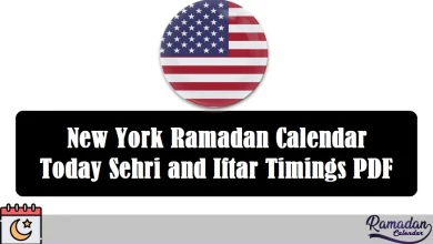 New York Ramadan Calendar