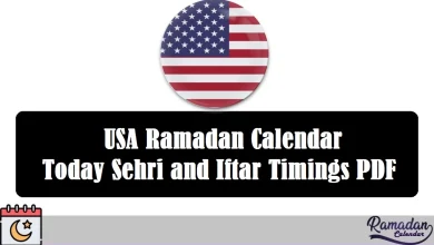 USA Ramadan Calendar