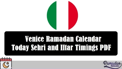 Venice Ramadan Calendar