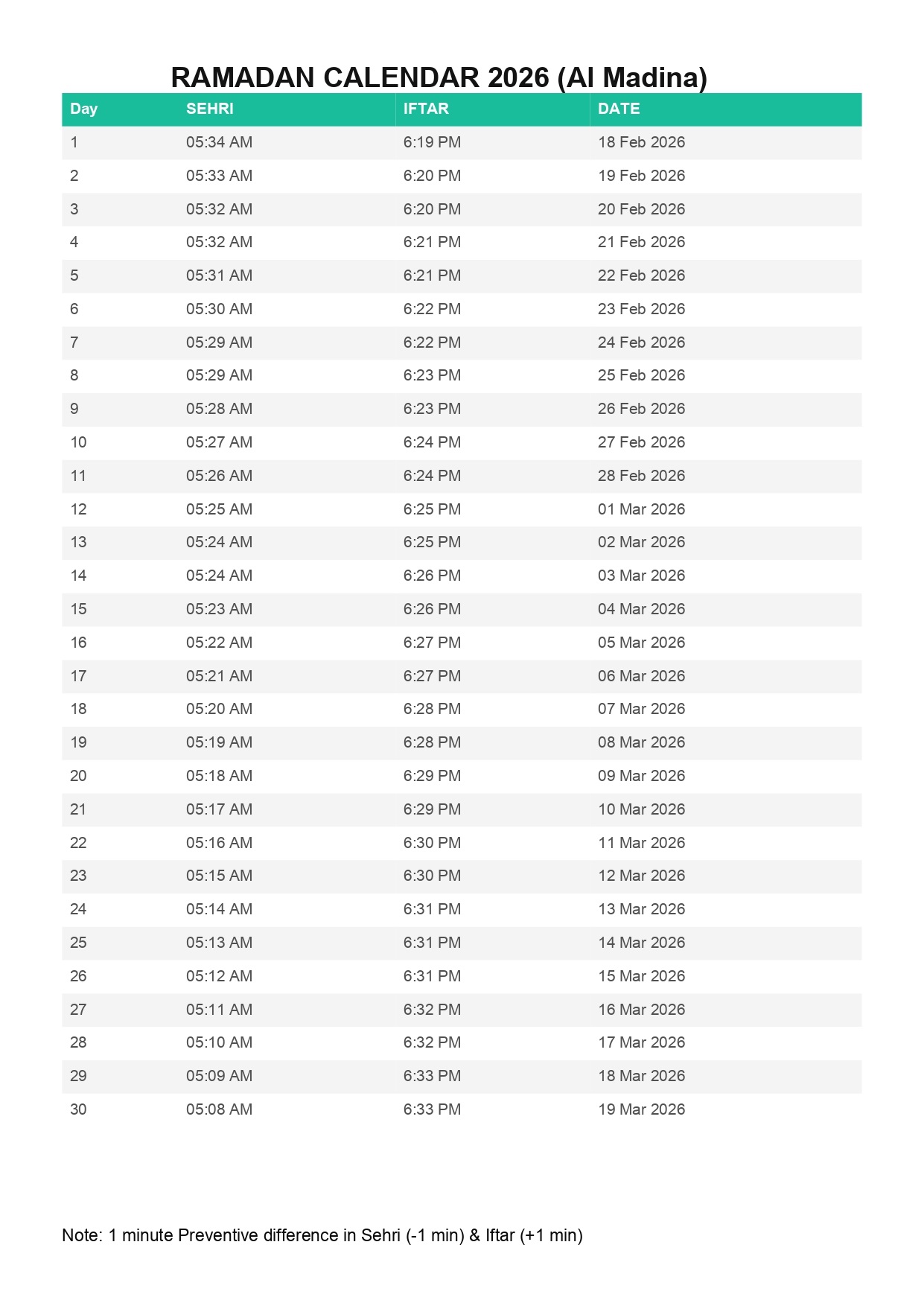 Al Madina-ramadan-calendar-2026